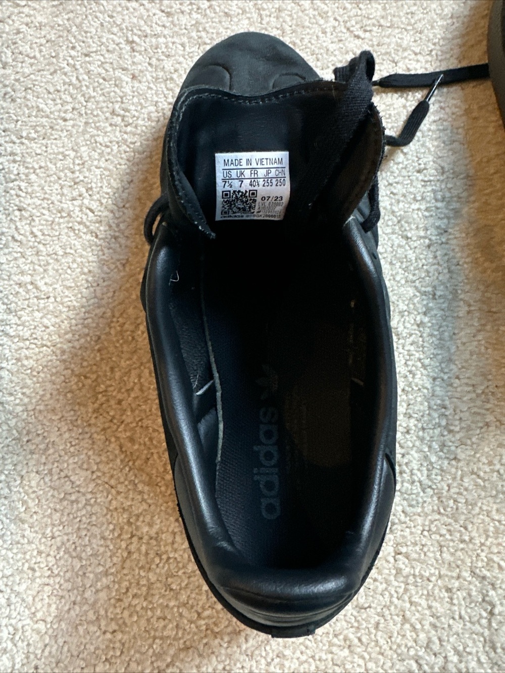 adidas Men’s Samba OG Black Suede & Leather Low-Top Sneakers - Picture 8 of 8